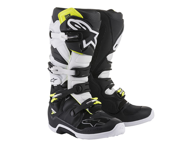 ALPINESTAR TECH 7 MX BOOT - BLACK/WHITE